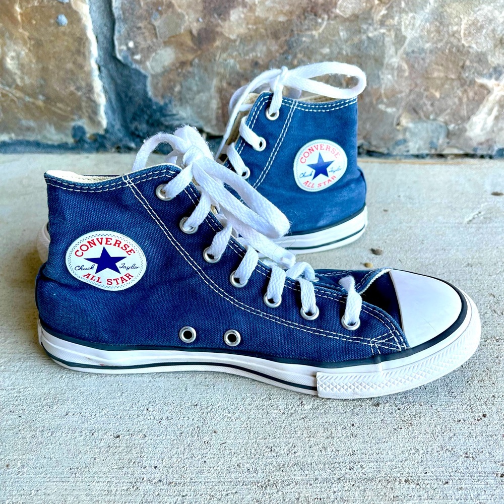 Youth Blue Converse Hightops